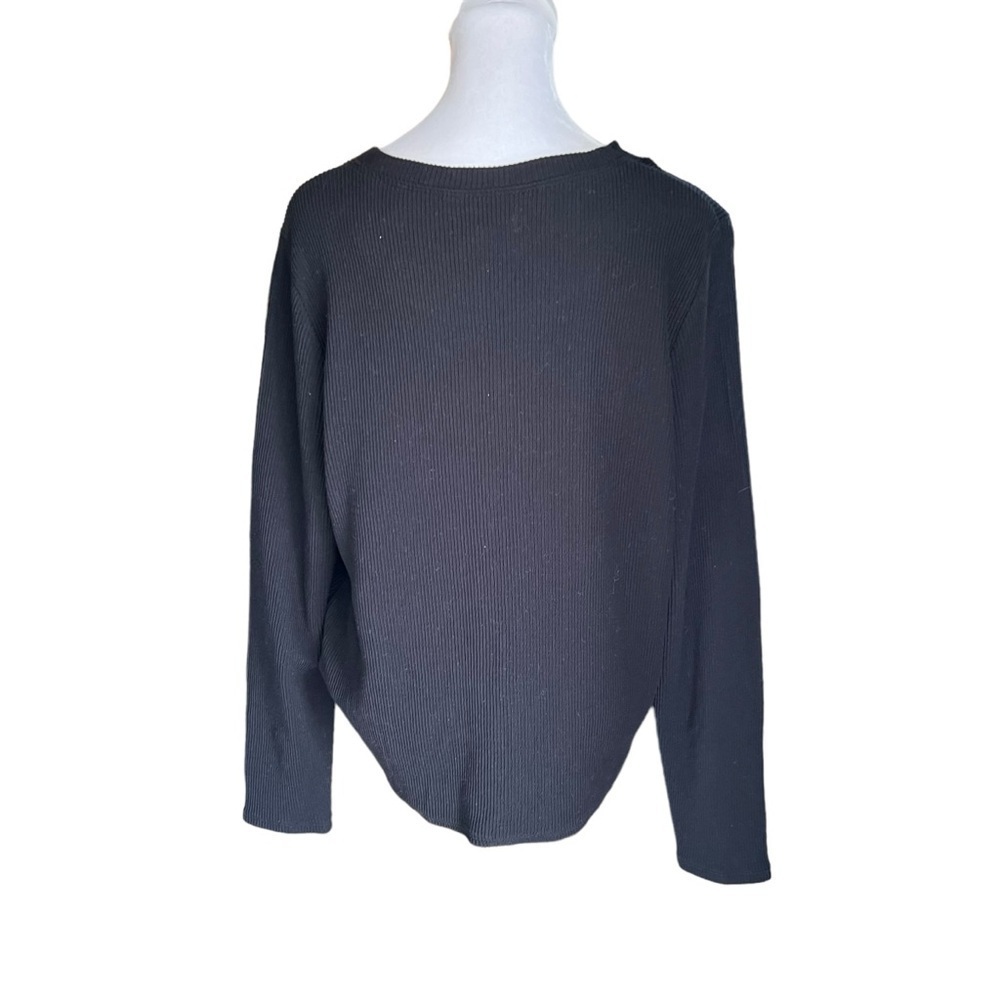 Madewell - NWT Texture & Thread Jacquard Knot-Front Top Sz XL - Picture 4 of 9